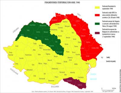La desmembración de la Gran Rumanía